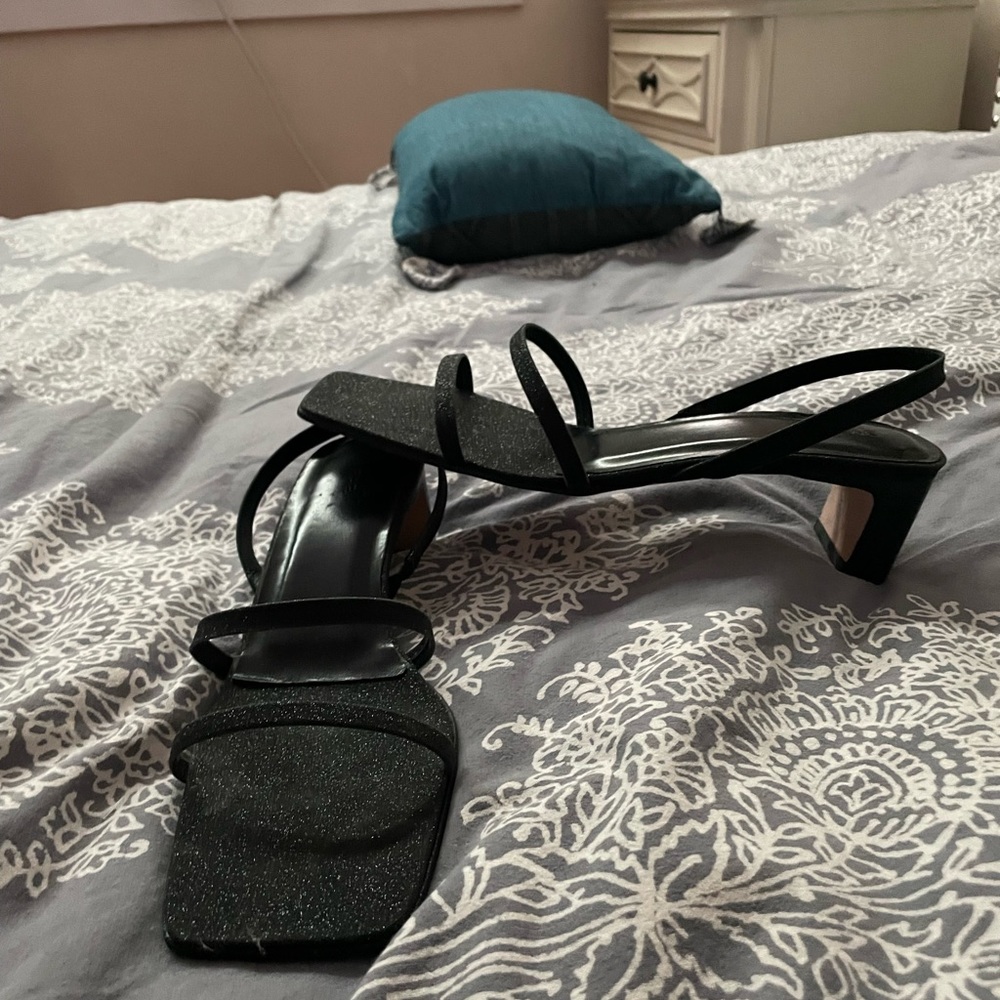 Black Short Heel